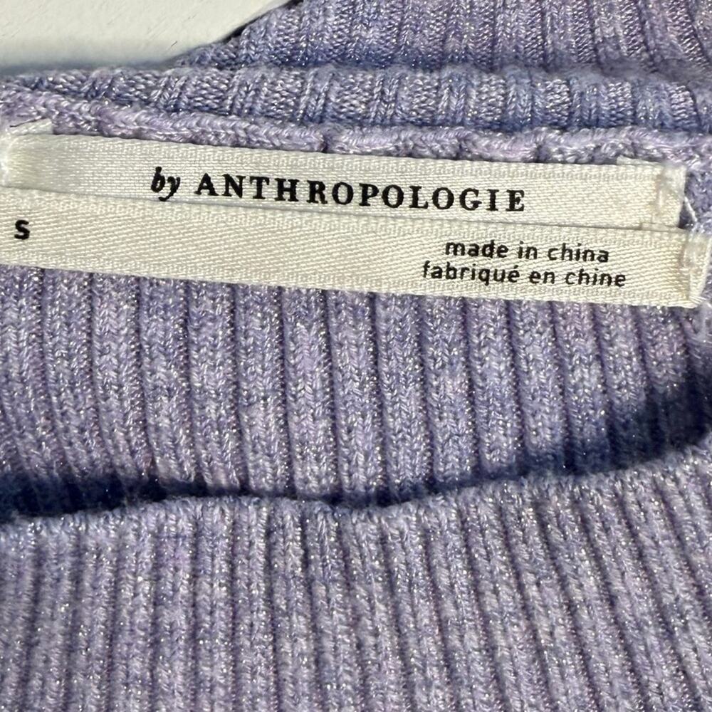 Anthropologie Mock Neck Lace Up Open Back Sweater - Picture 8 of 16